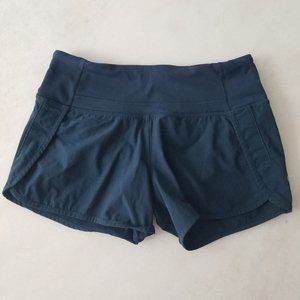 Lululemon Speed Up Lined Short in Dark Blue Size 2 (4 Inch Inseam)
